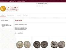 Tablet Screenshot of coins-la-galerie-numismatique.com